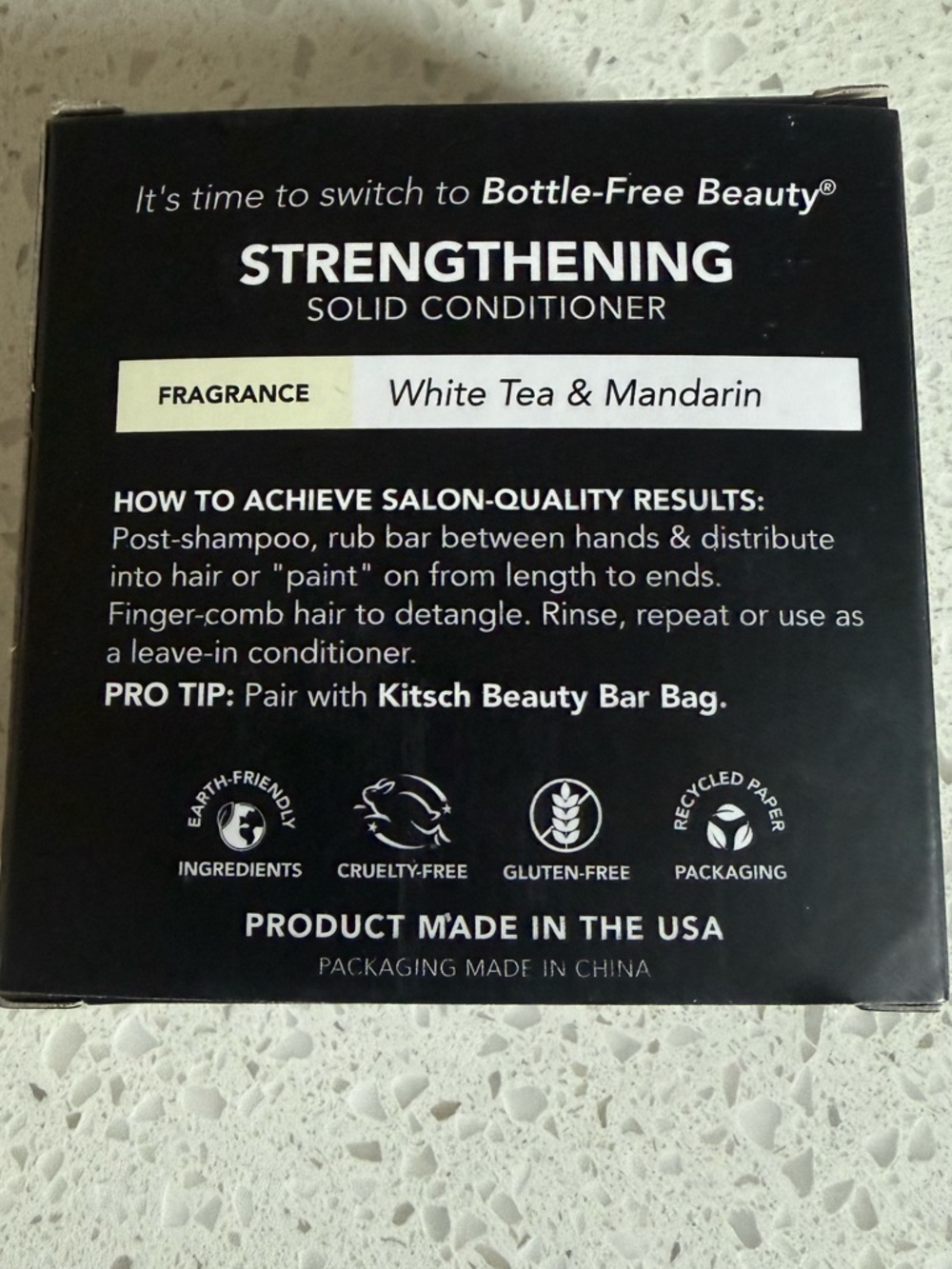 Kitsch Nourishing Solid Shampoo - Castor Oil (Cream / Brown Text) - Picture 5 of 6